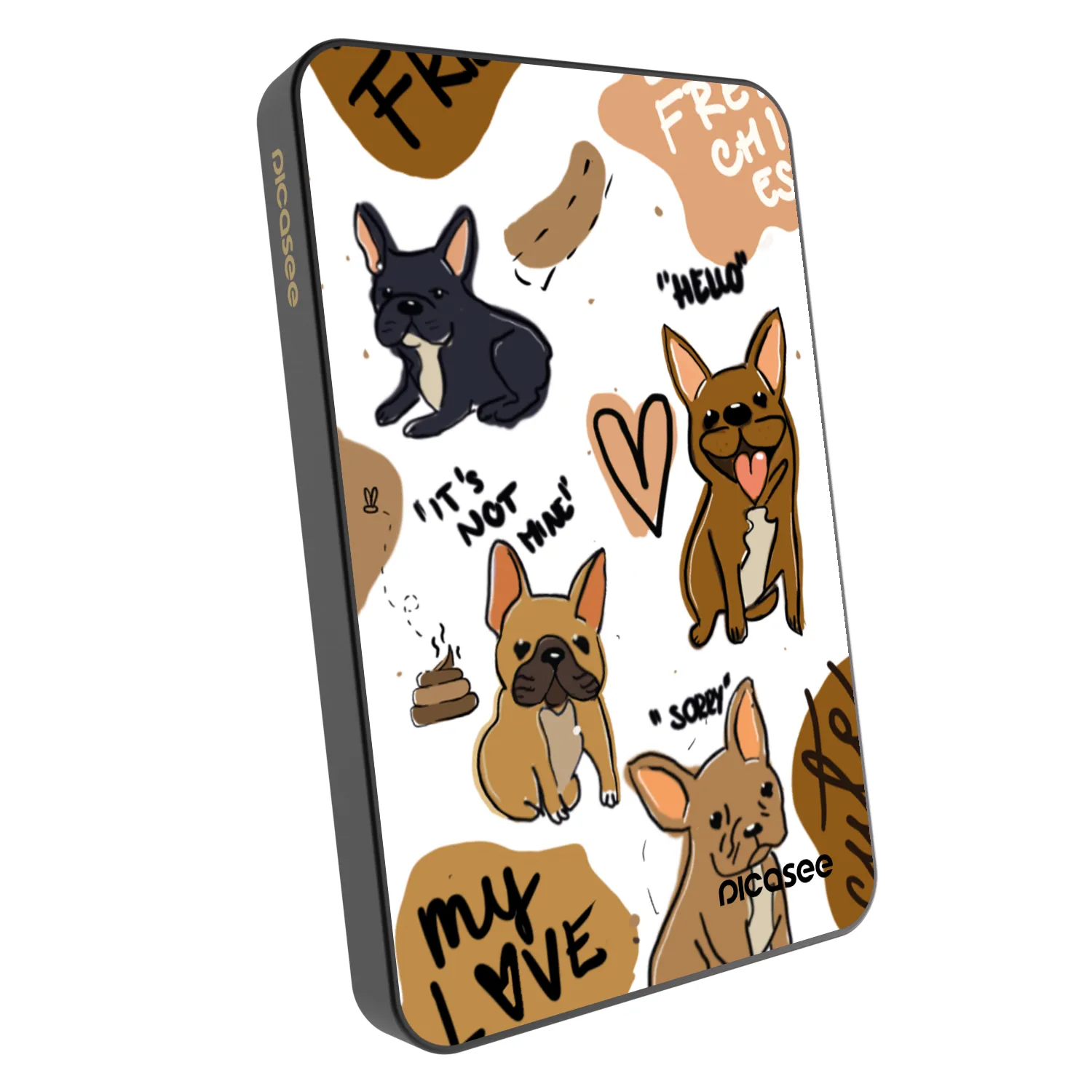 Picasee Powerbank cu MagSafe 5 000 mAh Gri - Frenchies