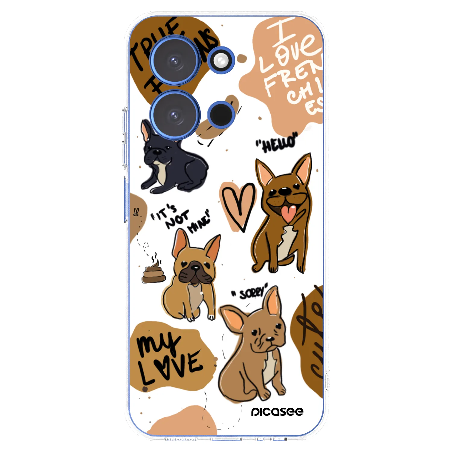 Picasee husă transparentă din silicon pentru Xiaomi Redmi 15C 4G - Frenchies