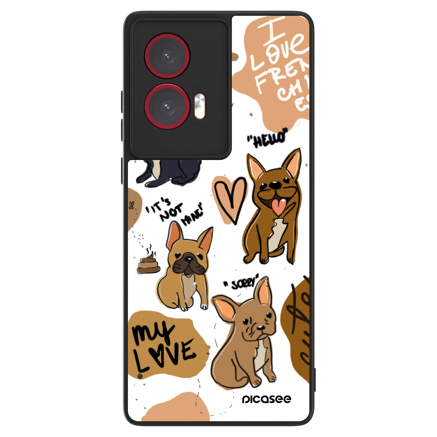 Picasee ULTIMATE CASE pentru Motorola Edge 50 Fusion - Frenchies