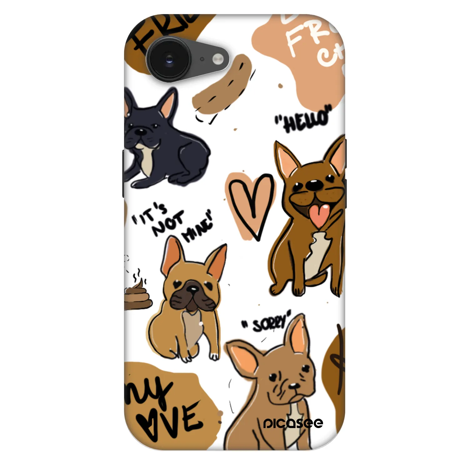 Picasee Fashion Case MagSafe pentru Apple iPhone 17e - Frenchies