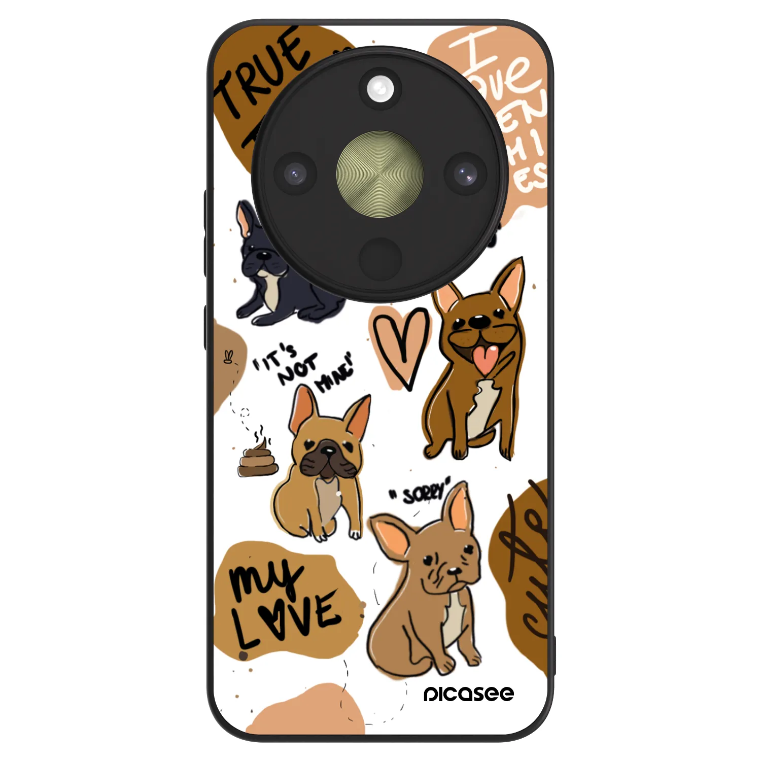 Picasee ULTIMATE CASE pentru Honor Magic8 Lite 5G - Frenchies