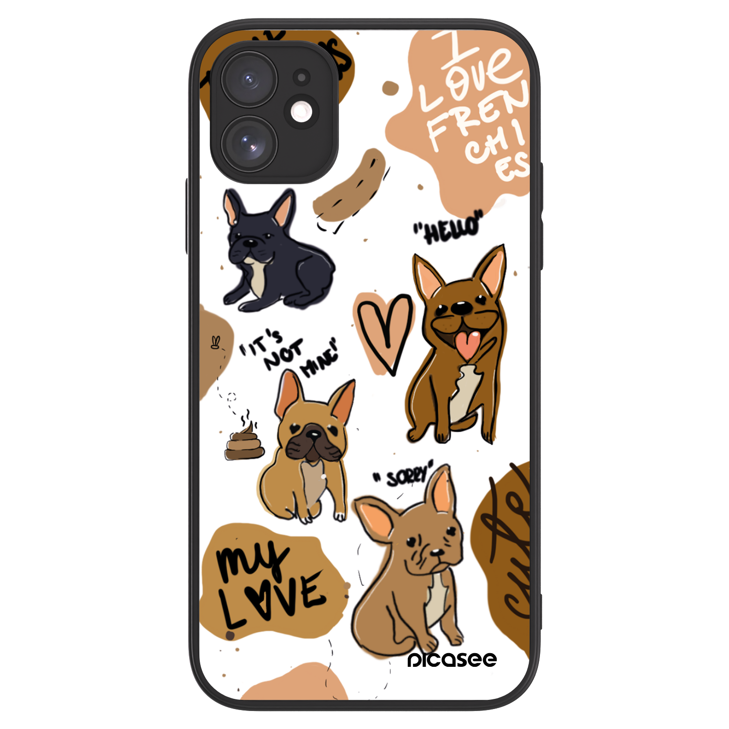 Picasee ULTIMATE CASE pentru Apple iPhone 11 - Frenchies