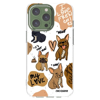 Picasee husă transparentă din silicon pentru Apple iPhone 13 Pro - Frenchies