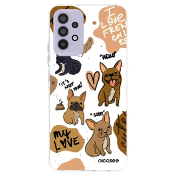 Picasee husă transparentă din silicon pentru Samsung Galaxy A32 4G SM-A325F - Frenchies