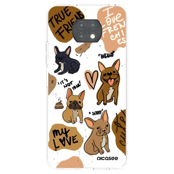 Picasee husă transparentă din silicon pentru Xiaomi Redmi Note 9T - Frenchies