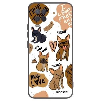 Picasee husă neagră din silicon pentru Realme 8 5G - Frenchies
