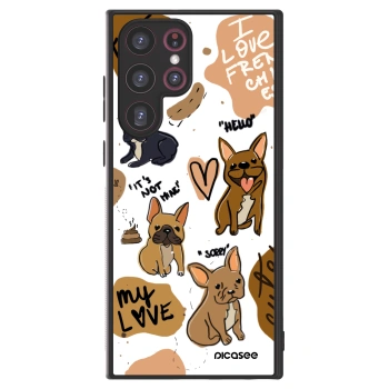 Picasee ULTIMATE CASE pentru Samsung Galaxy S22 Ultra 5G - Frenchies