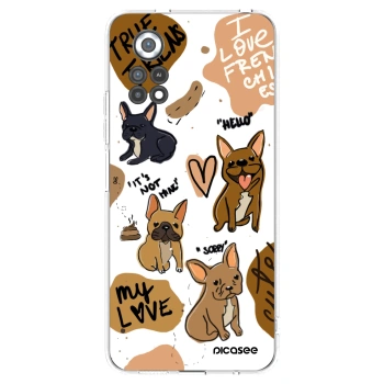 Picasee husă transparentă din silicon pentru Xiaomi Poco X4 Pro 5G - Frenchies