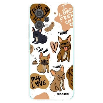 Picasee husă transparentă din silicon pentru Xiaomi Poco X5 - Frenchies