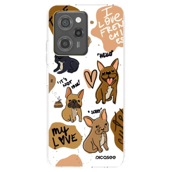 Picasee husă neagră din silicon pentru Xiaomi Poco X5 Pro - Frenchies