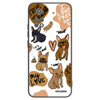 Picasee husă neagră din silicon pentru Xiaomi Redmi Note 11S 5G - Frenchies