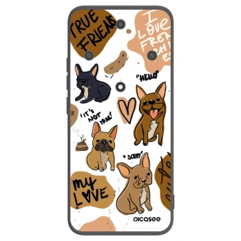 Picasee husă neagră din silicon pentru Honor Magic5 Lite 5G - Frenchies