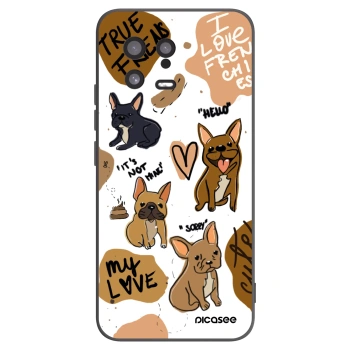 Picasee husă neagră din silicon pentru Xiaomi 13 - Frenchies