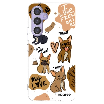 Picasee husă transparentă din silicon pentru Samsung Galaxy A54 5G A546B - Frenchies