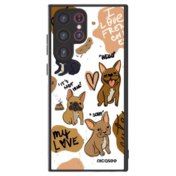 Picasee ULTIMATE CASE PowerShare pentru Samsung Galaxy S22 Ultra 5G - Frenchies