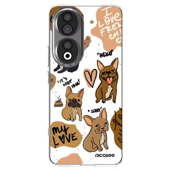 Picasee husă transparentă din silicon pentru Honor 90 5G - Frenchies