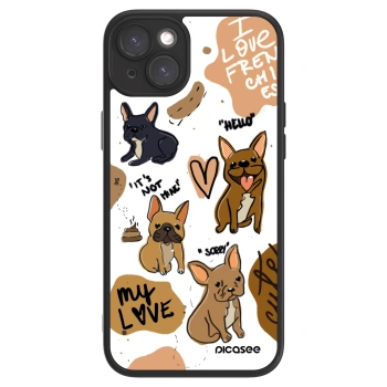 Picasee ULTIMATE CASE pentru Apple iPhone 15 Plus - Frenchies