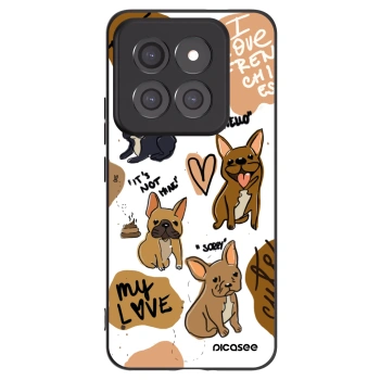 Picasee husă neagră din silicon pentru Xiaomi 14 Pro - Frenchies