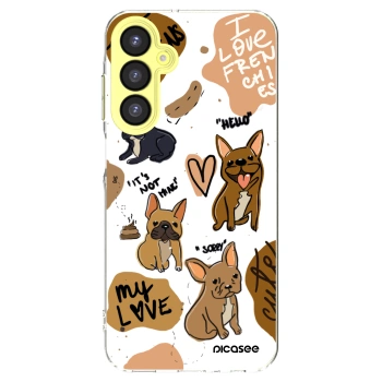 Picasee husă transparentă din silicon pentru Samsung Galaxy A25 A256B 5G - Frenchies