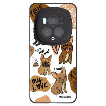 Picasee husă neagră din silicon pentru Honor Magic6 Pro - Frenchies