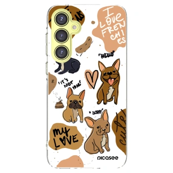 Picasee husă transparentă din silicon pentru Samsung Galaxy A35 5G A356B - Frenchies