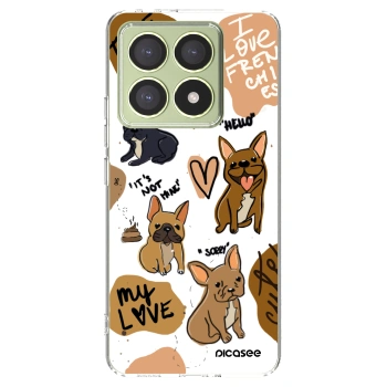 Picasee husă transparentă din silicon pentru Xiaomi 14T - Frenchies