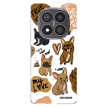 Picasee husă transparentă din silicon pentru Xiaomi Redmi Note 14 Pro+ 5G - Frenchies