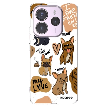 Picasee husă transparentă din silicon pentru Xiaomi Redmi Note 14 5G - Frenchies