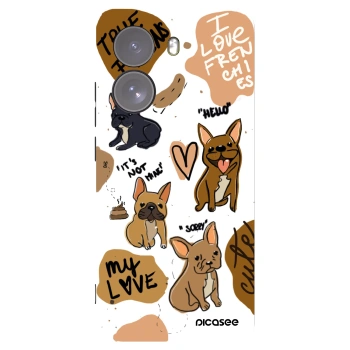 Picasee husă neagră din silicon pentru Xiaomi Poco X7 - Frenchies