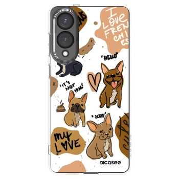 Picasee husă transparentă din silicon pentru Samsung Galaxy S25 Edge 5G - Frenchies