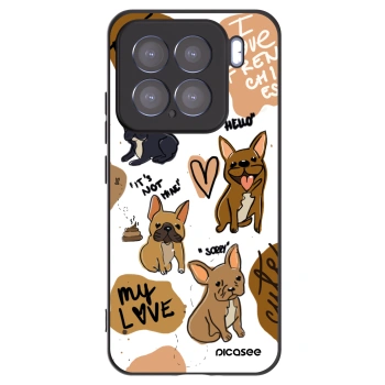 Picasee husă neagră din silicon pentru Xiaomi 15 - Frenchies