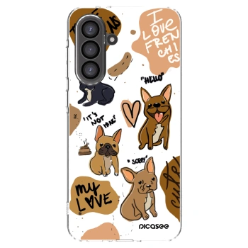 Picasee husă transparentă din silicon pentru Samsung Galaxy A36 5G - Frenchies