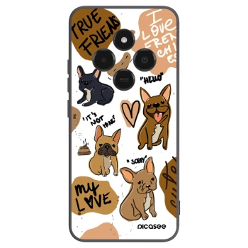 Picasee husă neagră din silicon pentru Xiaomi Poco C75 - Frenchies