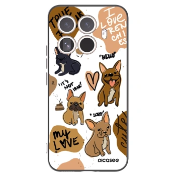 Picasee husă neagră din silicon pentru Xiaomi 15T Pro - Frenchies