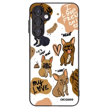 Picasee husă neagră din silicon pentru Samsung Galaxy A16 4G - Frenchies