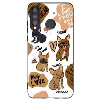 Picasee husă neagră din silicon pentru Huawei P30 Lite - Frenchies