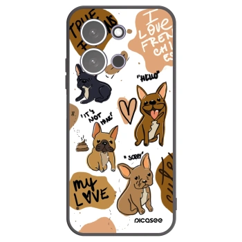 Picasee husă neagră din silicon pentru Xiaomi Redmi 15C 5G - Frenchies