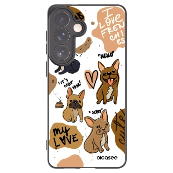 Picasee husă neagră din silicon pentru Samsung Galaxy S26+ - Frenchies