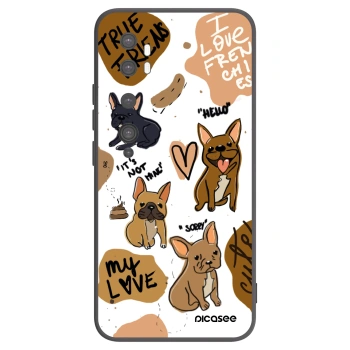 Picasee husă neagră din silicon pentru Xiaomi Mi Note 10 (Pro) - Frenchies