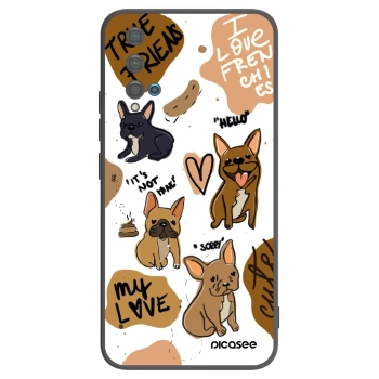 Picasee husă neagră din silicon pentru Huawei Nova 5T - Frenchies