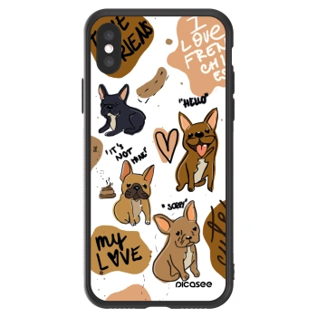 Picasee ULTIMATE CASE pentru Apple iPhone X/XS - Frenchies