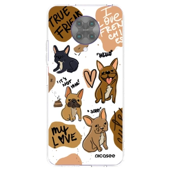 Picasee husă transparentă din silicon pentru Xiaomi Poco F2 Pro - Frenchies