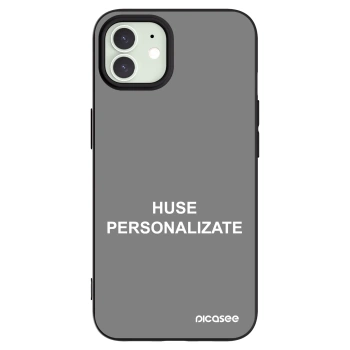 Picasee husă neagră din silicon pentru Apple iPhone 12 - Huse personalizate