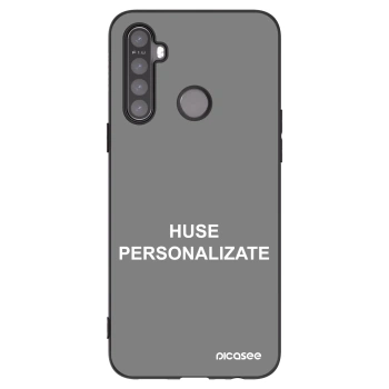 Picasee husă neagră din silicon pentru Realme 6i - Huse personalizate