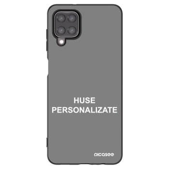 Picasee husă neagră din silicon pentru Samsung Galaxy A12 A125F - Huse personalizate