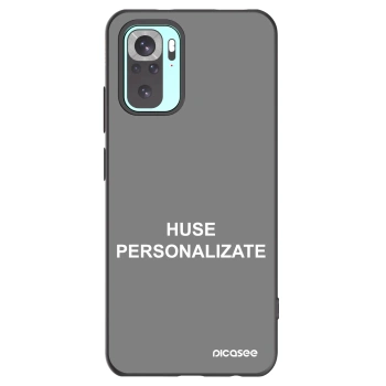 Picasee husă neagră din silicon pentru Xiaomi Redmi Note 10 Pro - Huse personalizate