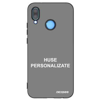Picasee husă neagră din silicon pentru Huawei P20 Lite - Huse personalizate