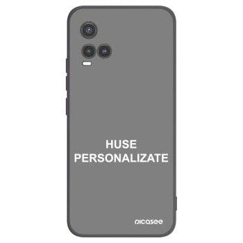 Picasee husă neagră din silicon pentru Vivo Y33s - Huse personalizate