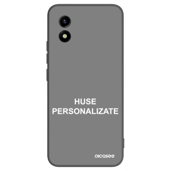 Picasee husă neagră din silicon pentru Vivo Y01 - Huse personalizate