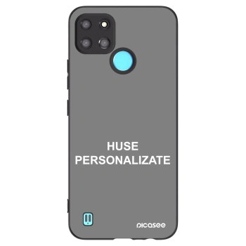Picasee husă neagră din silicon pentru Realme C21Y - Huse personalizate